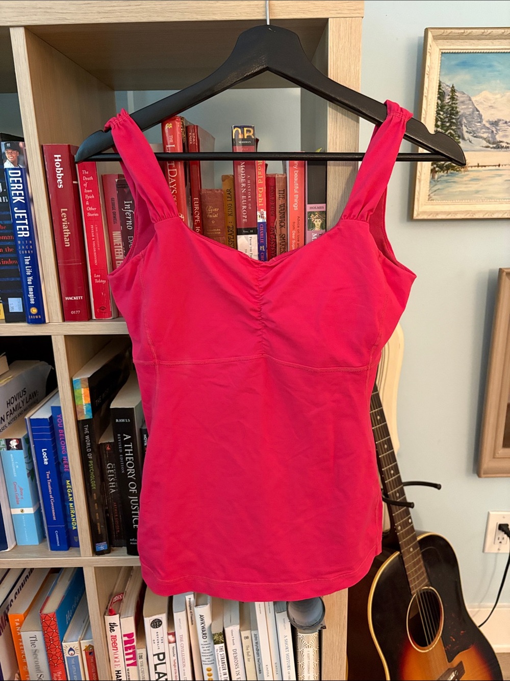 vintage y2k lululemon athletica Vibrant Pink Performance workout tank